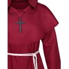TOKYO REVENGERS Medieval Renaissance Monk Friar Priest Wizard Cloak Hooded