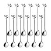 Long Handle Iced Tea Spoons Set of 12, Comicfs 7.6"