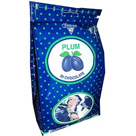 Solidarnosc Candied Plums in Dark Chocolate Sliwka Naleczowska (12.34 Ounces)