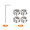 sourcing map 4pcs 10mm Drill Stop Collar Set Depth Stop,