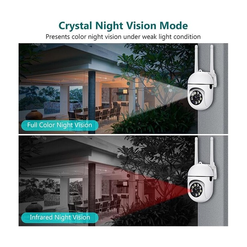 A7 1080P 2MP WiFi Camera Home Security Camera with Night