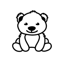 Stemplino® Mini Stamp – Design: Egon Polar Bear – 12 mm Diameter – Wooden Stamp Children's Stamp Bullet Journal Stamp with Polar Bear