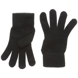 Adults magic stretch gloves in black. Ideal winter wear.
