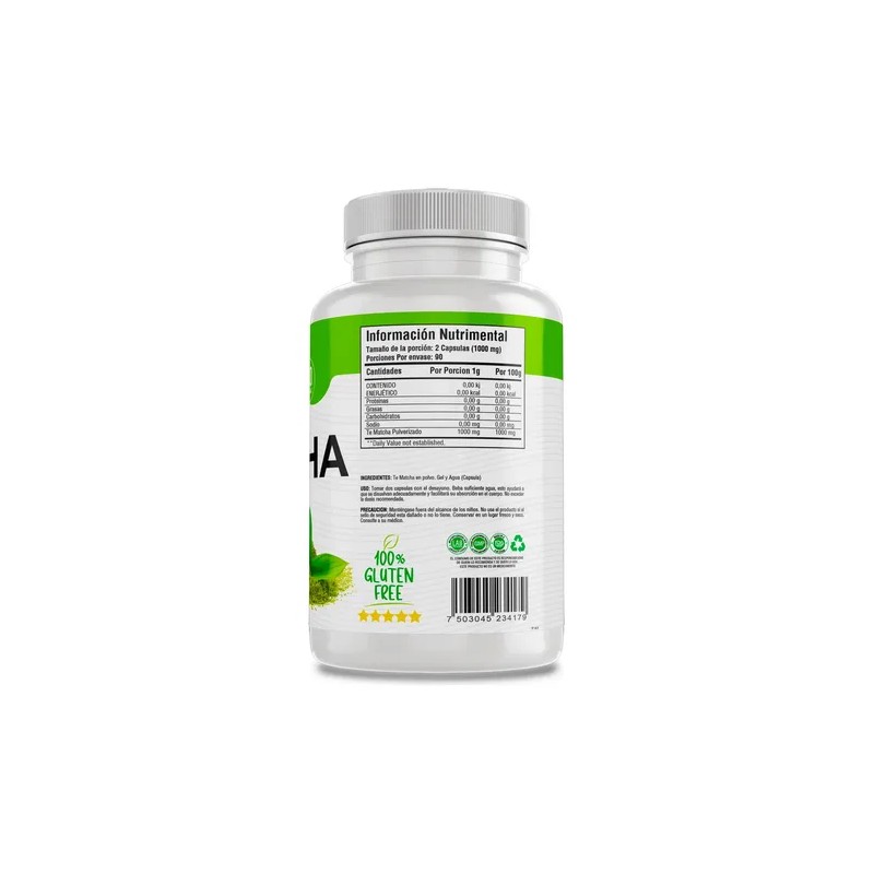 Matcha 100 Puro - Máxima Eficacia - 180 Días