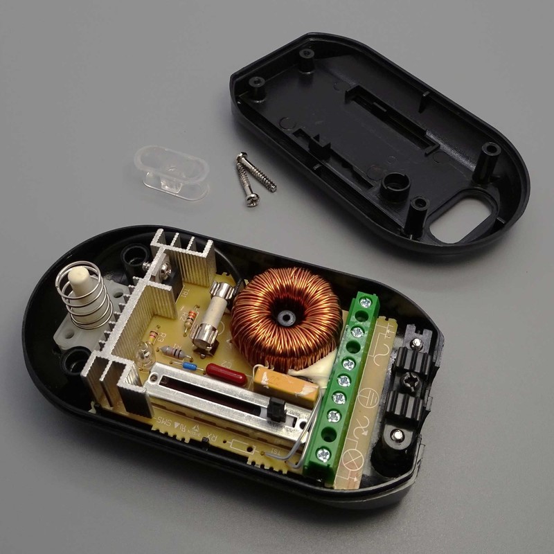 Foot Dimmer 40-500 W Black Universal Dimmer with Circuit for
