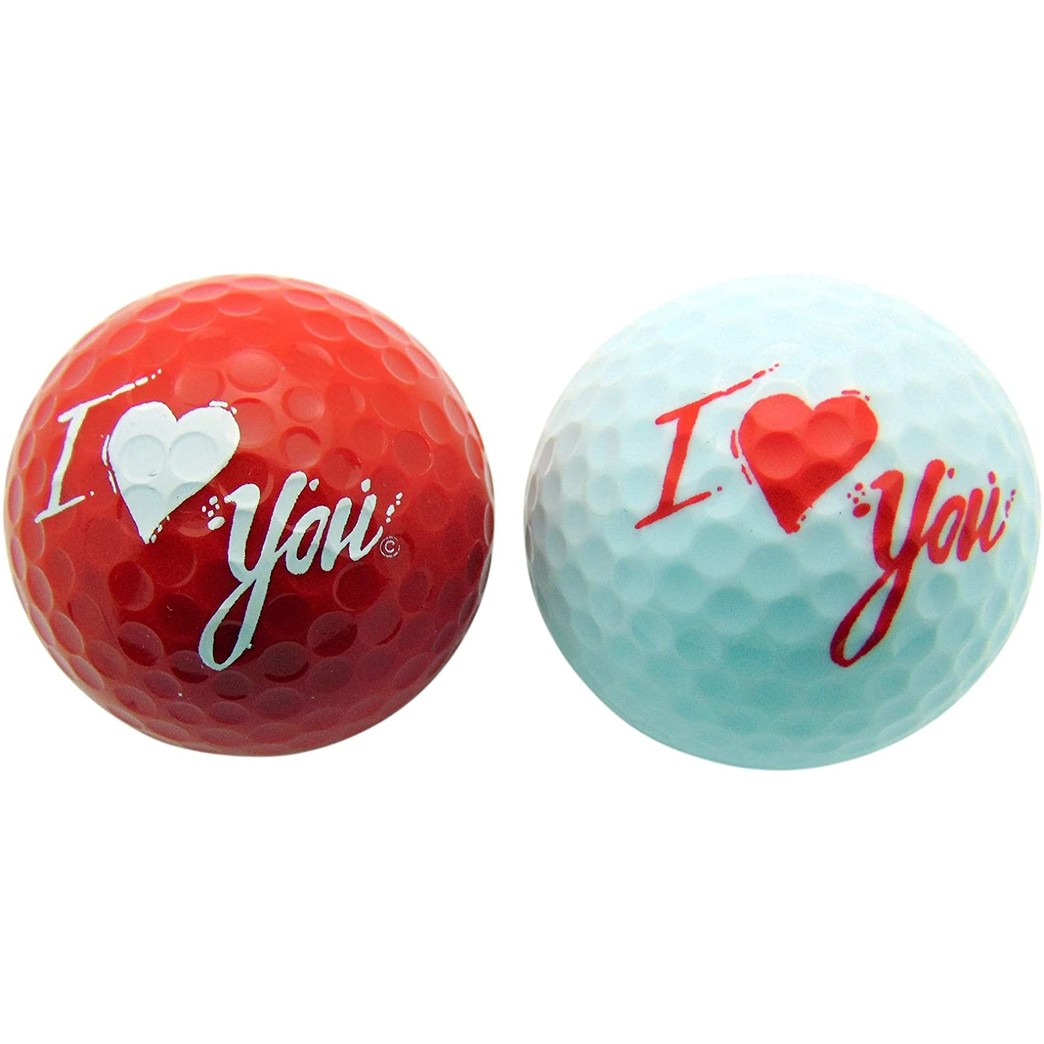 Westmon Works Love You with Kiss Golf Ball Set for Him or Her