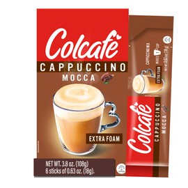 Colcafe Instant Mocca Cappuccino, 6 sticks per pack, Pack of 2