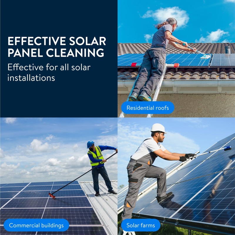 Essential Values Solar Panel Cleaner - Neutral PH Streak-Free Wet