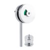 Zinc Alloy Door Lock Bolt Vacant Engaged Privacy Indicator Lock