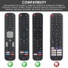 Silicone Protective Case for Hisense EN2A27 Remote Control, Anti-Slip Battery