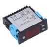 Temperature Controller Cooling Heating Multifunctional Thermostat with Dual Sensor AC220V