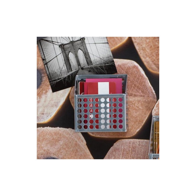 Design-Ideen Circuit Magnetic Bin, Silver
