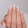 Press On False Nails Short - BTArtbox White French Tip