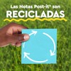 3M Post-it 5PK Notas Adhesivas Super Sticky 3x3, colores varios,