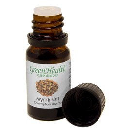 GreenHealth Myrrh Essential Oil – 1/3 fl oz (10 ml) Glass Bottle – 100% Pure