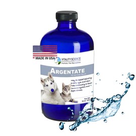 Vitality Science Argentate Ionic Silver for Dogs | Promotes Oxygen-Rich Environment (8oz)