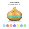 550ml Ultrasonic Essential Oil Diffuser & Humidifier – Wood Grain