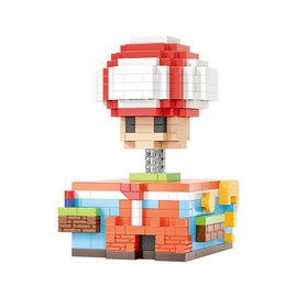 LNZDD Decompression Mushroom Box Building Block Toys, Gifts for Kids and Adults (381 PCS)