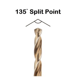 Generic 1-10MM 10 PCS MICRO HSS PRO TITANIUM COATED COBALT JOBBER STAINLESS STEEL DRILL BITS SET METAL WOOD PLASTIC UK (5mm)