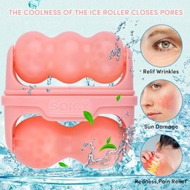 Fronnor Ice Roller for Face,Eyes,Cooling to Tighten Brighten Complexion, Soothing Skin Care Tool, Massager Under Eye Puffiness,Gift for Women