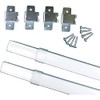 TWO Kirsch FLAT SASH RODS for Top & Bottom Doors