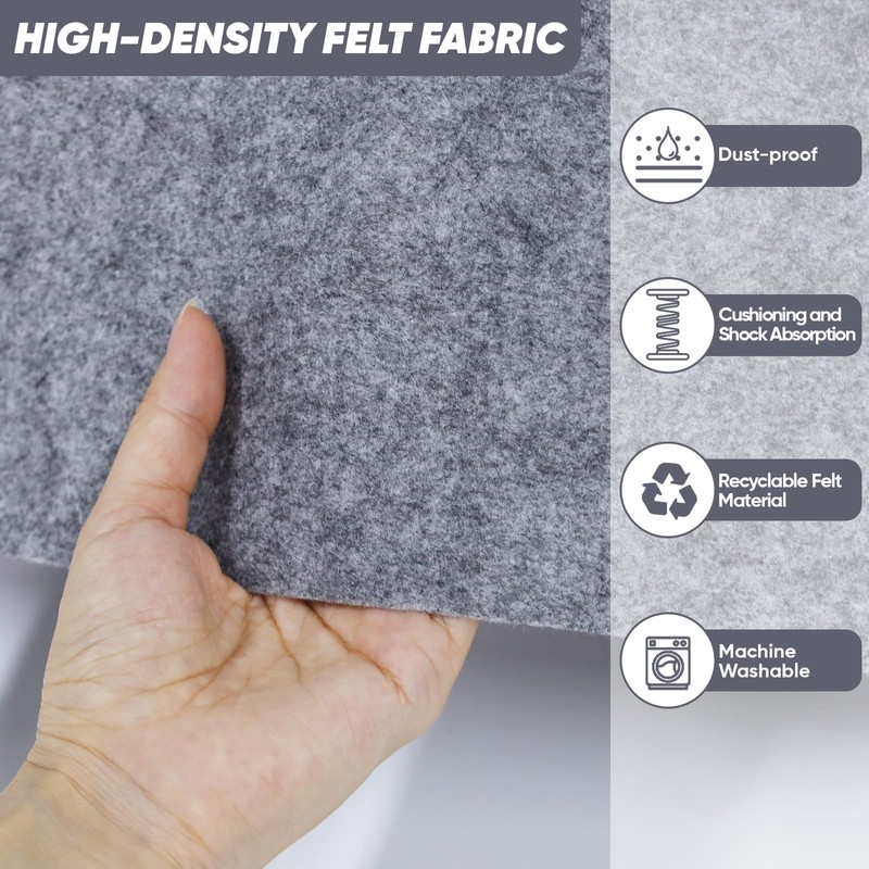 TV Cover for Moving & Packing 60"-65" Felt Flat Screens