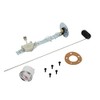 Fuel Level Gauge with Sender, 2-1/16 Inch, White