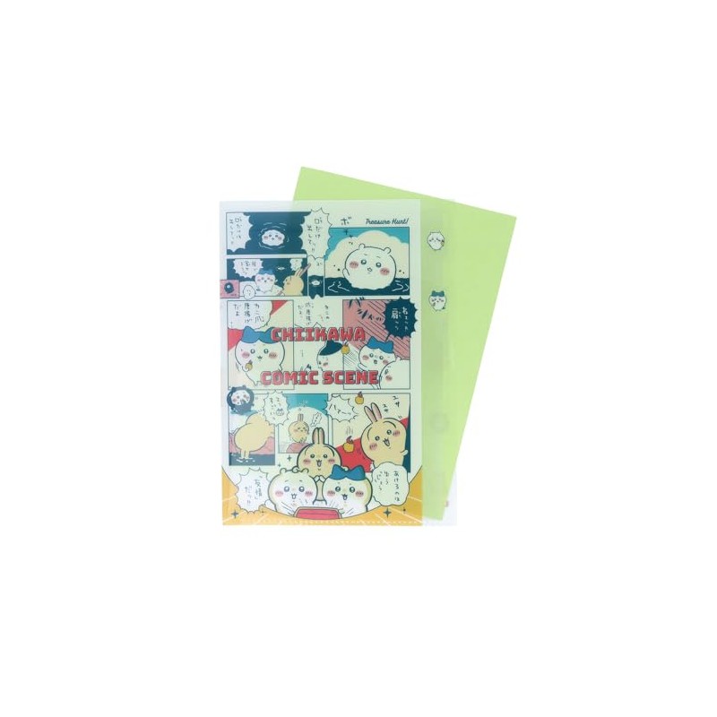 Sunstar Stationery Chiikawa Goods Clear File, 5 Pockets, Treasure S2173832