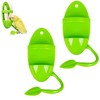 2pcs Plastic Pet Bird Cuttlebone Holder Food Holder, Cuddle Bone