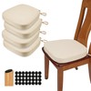 BUYUE Thickened 2.5" Dining Chair Cushions Set of 4, U-Shape