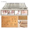 Herramientas P/cuero Costura Punzón Cinceles P/grabado 59 Pc