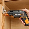 Worx 4V Electric Screwdriver, Rechargeable Cordless Power Screwdriver Set with