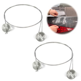 PAVIKE Car Emblem Removal Tool Car Emblem Removal Line [2 Pieces] Emblem Removal, Car Seal Removal, Scratchless Pry Tool Practical Convenient and Safe Emblem Removal Kit Suitable for Removing Car