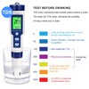 Cuteefun Digital PH Meter, 5 in 1 Water Quality Tester