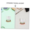 OATIPHO 2pcs New Chinese Style Hair Buckle Ponytail Buckles Ponytail