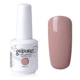 Vishine Soak-Off UV LED Gel Polish Nail Art Manicure Lacquer Dark Salmon Color 006