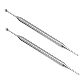 OATIPHO 2pcs Stainless Steel Acupuncture Stick Neck Face Massager for Scalp Massage and Reflexology