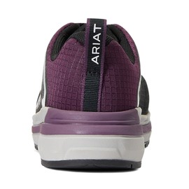 ARIAT Womens Outpace™ Composite Toe Safety Shoe Black/Shadow Purple 10