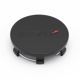 TSW Wheels Matte Black Snap in Wheel Center Cap PCF82-T CCPCF82-T 5x112 Fitment