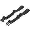 Adjustable Chest Strap for Backpack, 2 Pack, Black for Kids