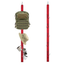 TUYUU Estante de secado de hockey, estante de secado de equipo de hockey, organizador portátil de equipo deportivo, correas colgantes con 5 ganchos, regalos de hockey sobre hielo