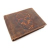 Jockey Club Genuine Leather Biker Wallet Horizontal Hunter Leather Wallet