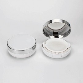 Empty Cushion Compact Case, Refill Container White 50ea