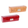 Estuche De Lápiz Labial Individual De Pu Para Rojo Naranja