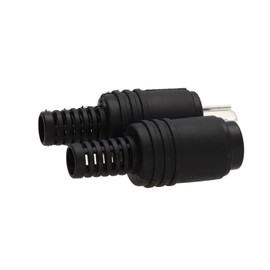 kenable 2 pin DIN Plug and Socket Speaker HiFi Connector Screw Terminals Ends [2 Pack]