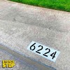 Curb Stencil Kit for Address Painting – Includes All Numbers,