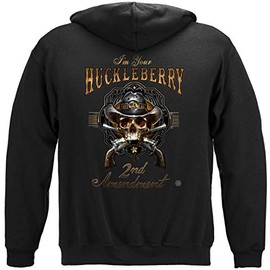 Gun 2nd Amendment Tshirts For Men - Ar 15 Hooded Sweat -Black Large