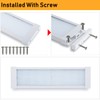 Raycharm RV Enclosed Trailer Interior LED Light Fixture 33.9" x