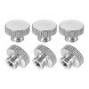 sourcing map Knurled Thumb Nuts, 6Pcs M3 x D11mm x