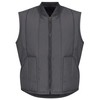 Red Kap Men's Quilted Vest, Charcoal, Small